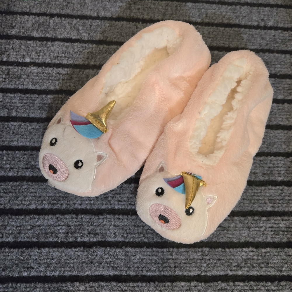 Pink Unicorn Slippers